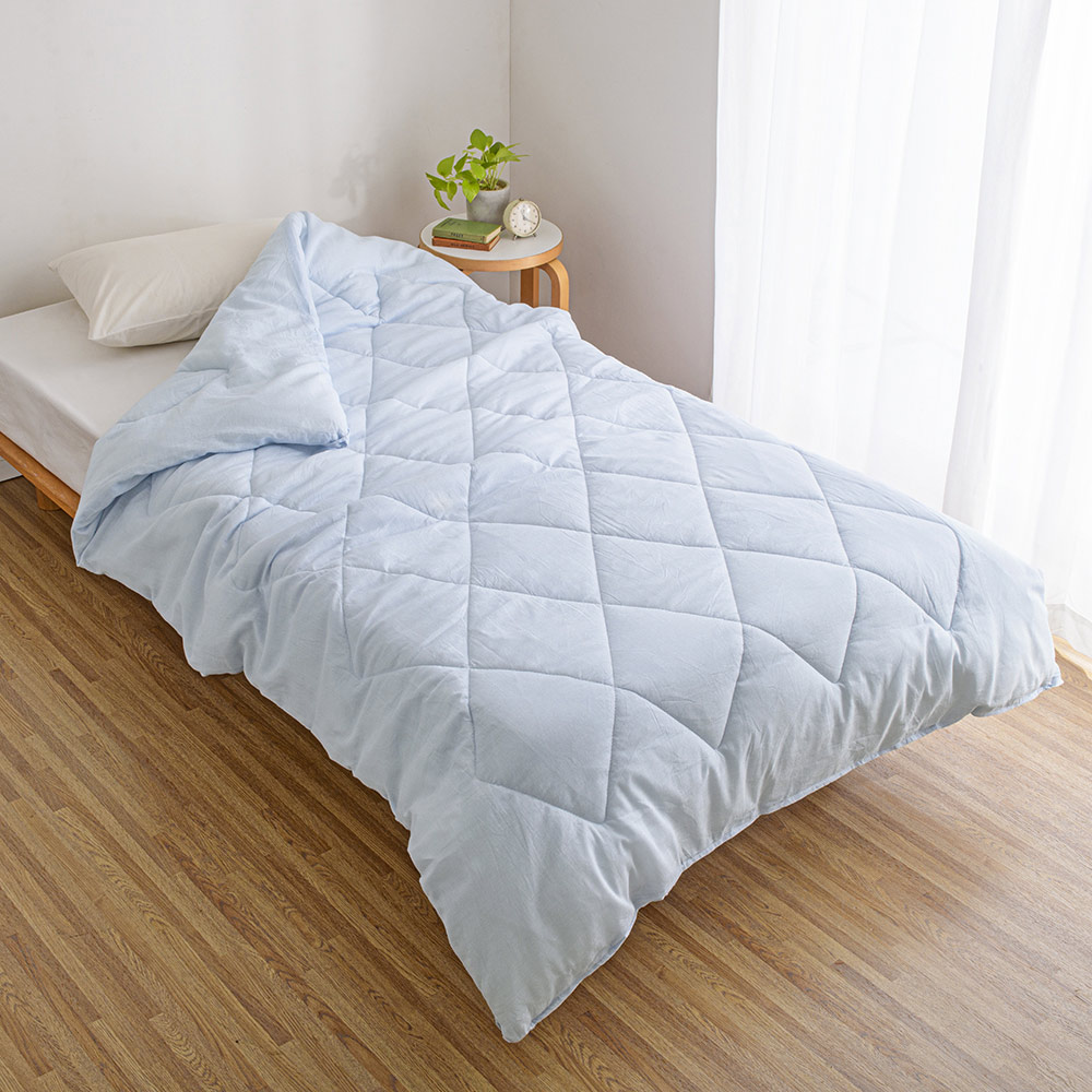 ≪シングル≫ テンセル(TM)繊維わたをガーゼで包んだ ふわふわコンフォーター(肌掛け布団) 肌掛け布団 ダウンケット 571301