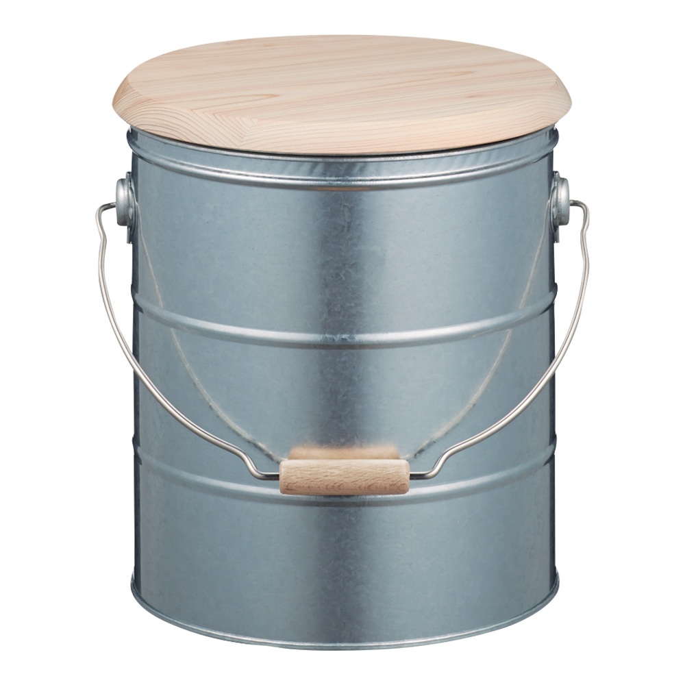 ≪5kgタイプ≫ OBAKETSU/オバケツ 檜フタの米びつ 米びつ ライスストッカー 580412