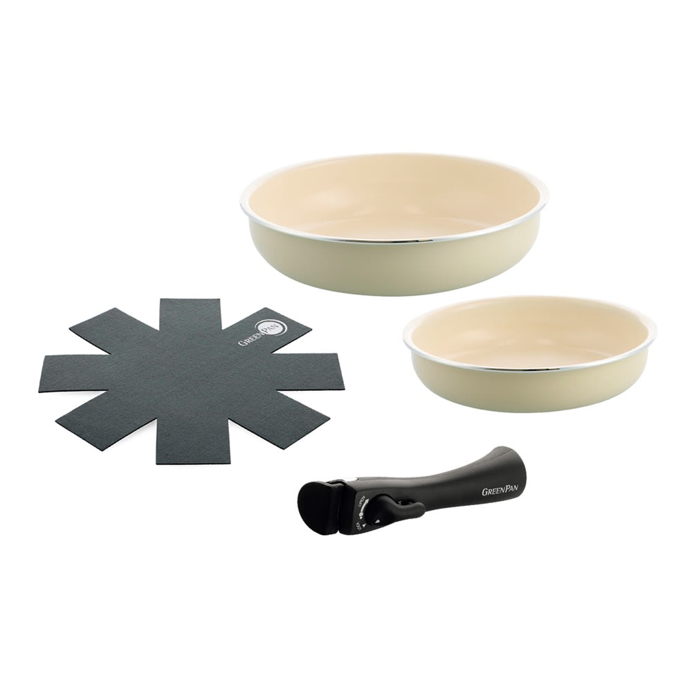 グリーンパンクリックシェフ 4点セット フライパン 鍋 580602