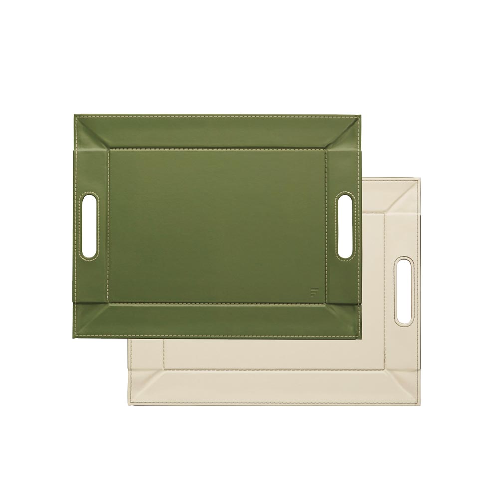 ランチョンマットになるトレー（リバーシブル） 小 4枚組 テーブルクロス ランチョンマット 580808