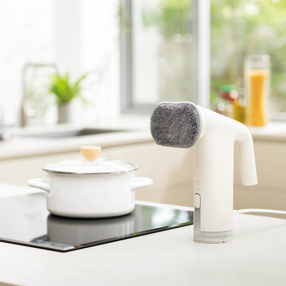 プラスマイナスゼロ コンパクトスチームクリーナー 掃除機 クリーナー 掃除 お手入れ用品 581301