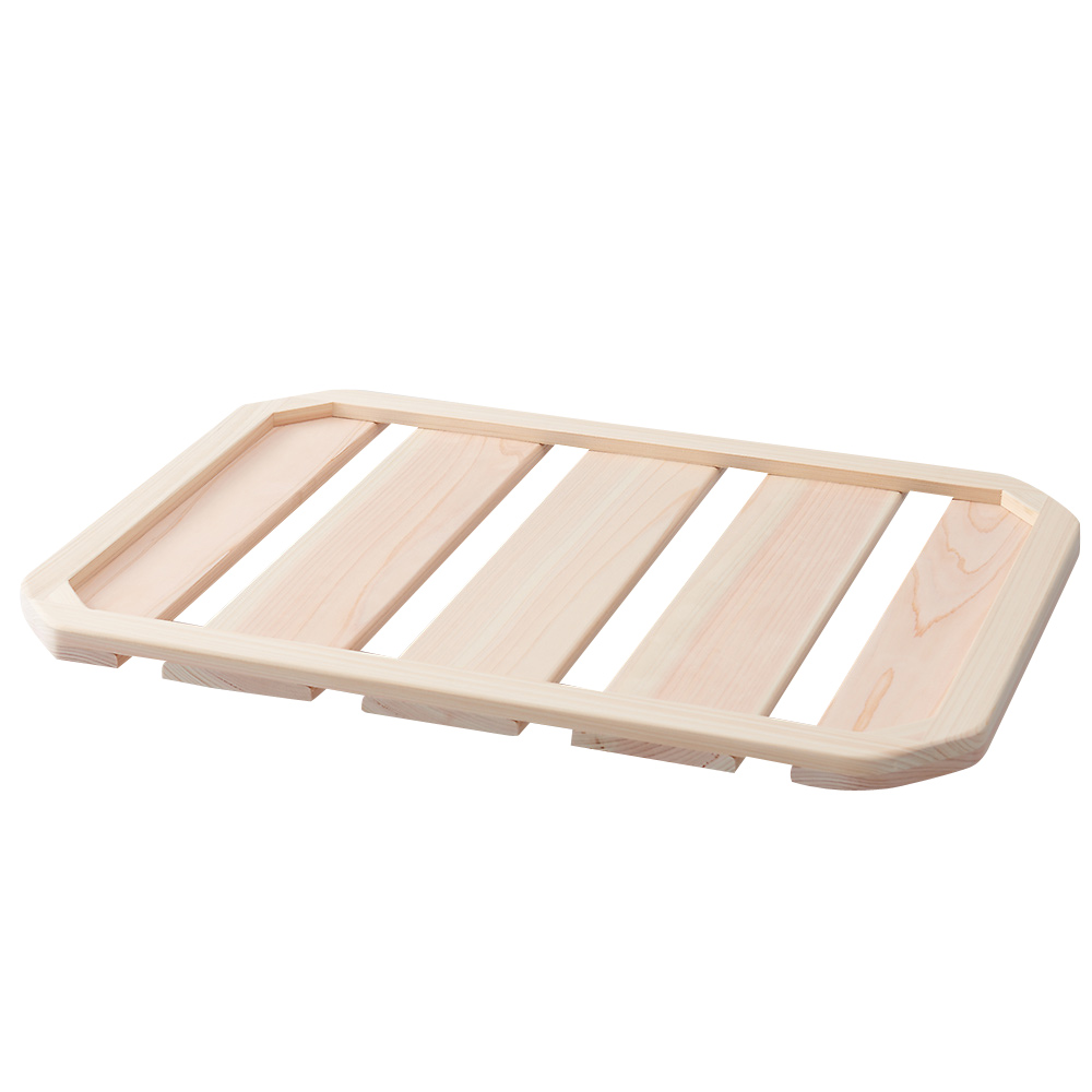 ≪小サイズ≫ soleau/ソレウ 吸水・速乾・消臭 柄マット専用ひのきスノコ バスマット バス用品 581713