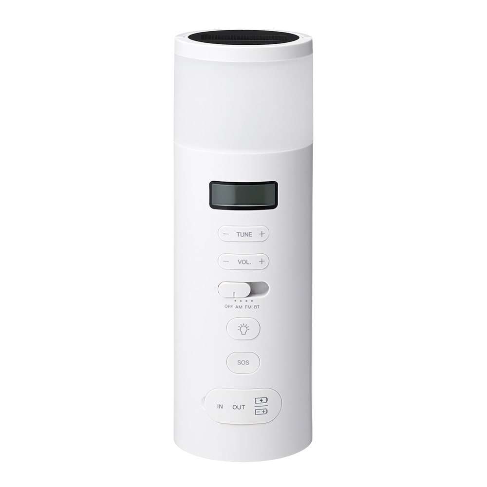 プラスマイナスゼロ 防災ラジオ AV機器 季節家電 生活家電 582503