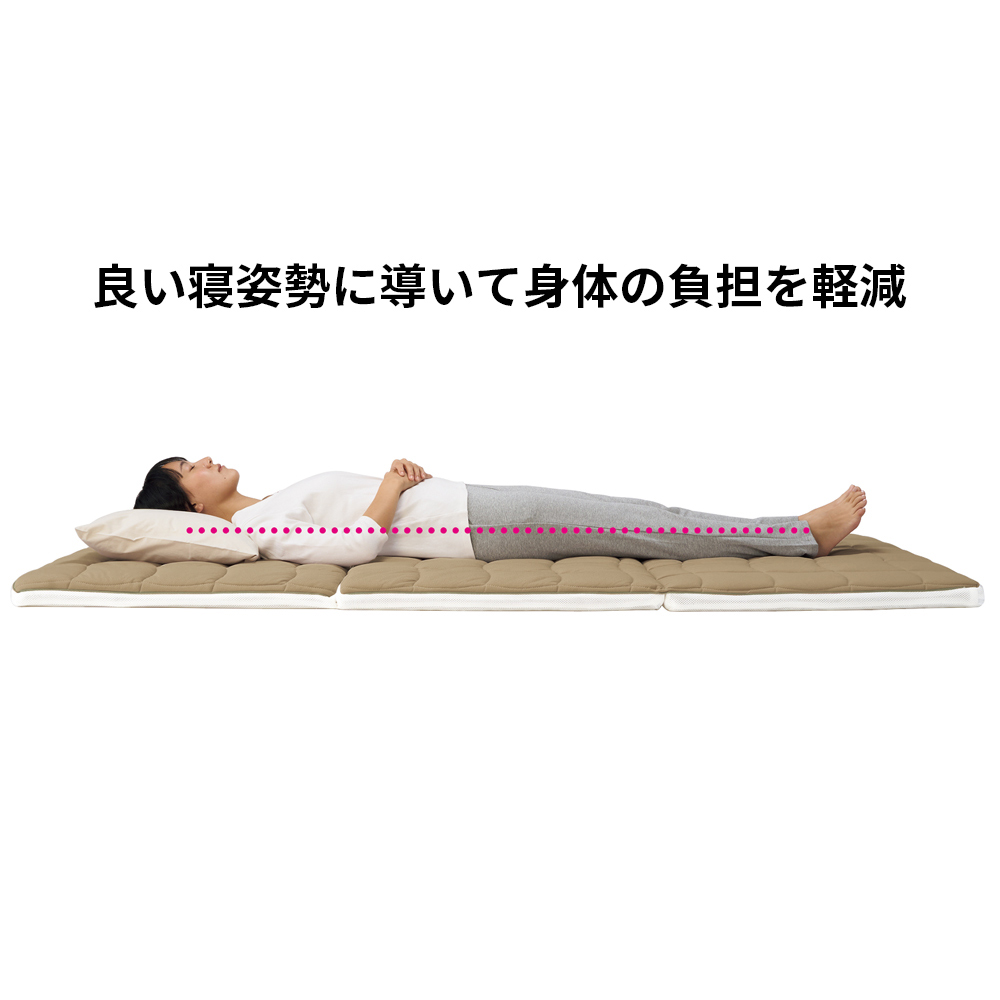 ≪シングル≫朝が違う。敷布団の決定版！ ブレスエアー（R）3