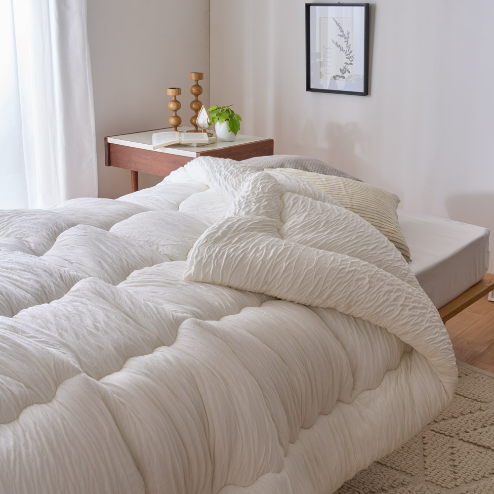 ≪シングル≫とろふわ触感のテンセルTM繊維シリーズ ボリューム掛け布団 掛け布団 583105