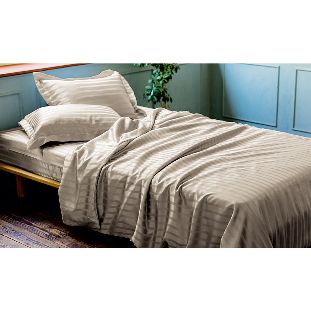 ≪普通判 お得な同色2枚組≫ 洗えるオールシルクサテン織りシリーズ ピローケース(グレージュ・ローズ) 枕カバー ピローケース 布団カバー シーツ 583620