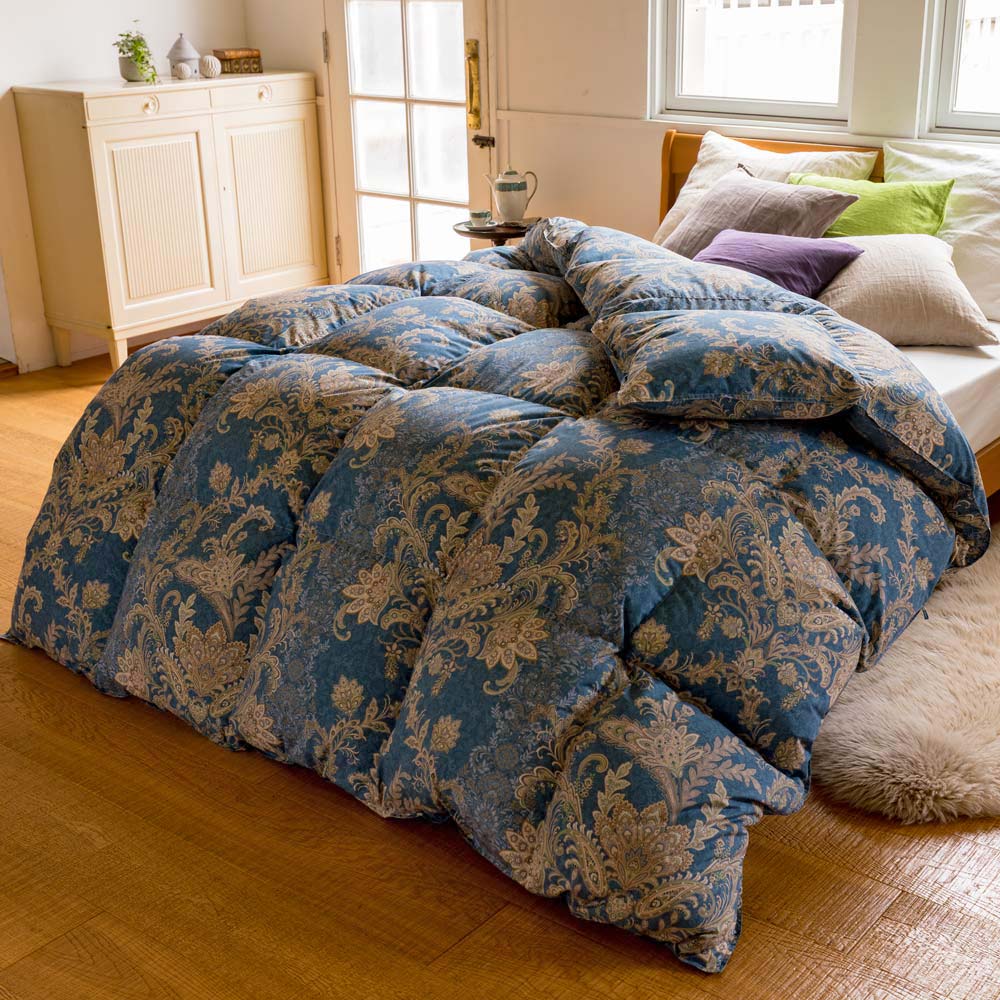 ≪セミダブルロング≫【下取なし・通常価格】ハンガリー産５つ星羽毛布団 羽毛掛け布団 583706