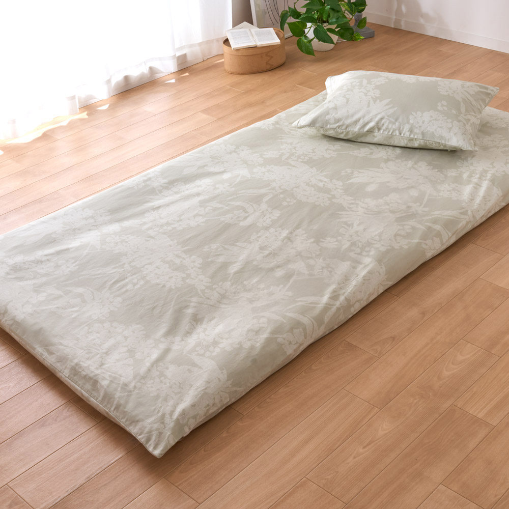 綿100%生地のダニゼロックシーツ&カバー 敷布団カバー シングルロング 敷布団カバー 布団シーツ 布団カバー シーツ 584012