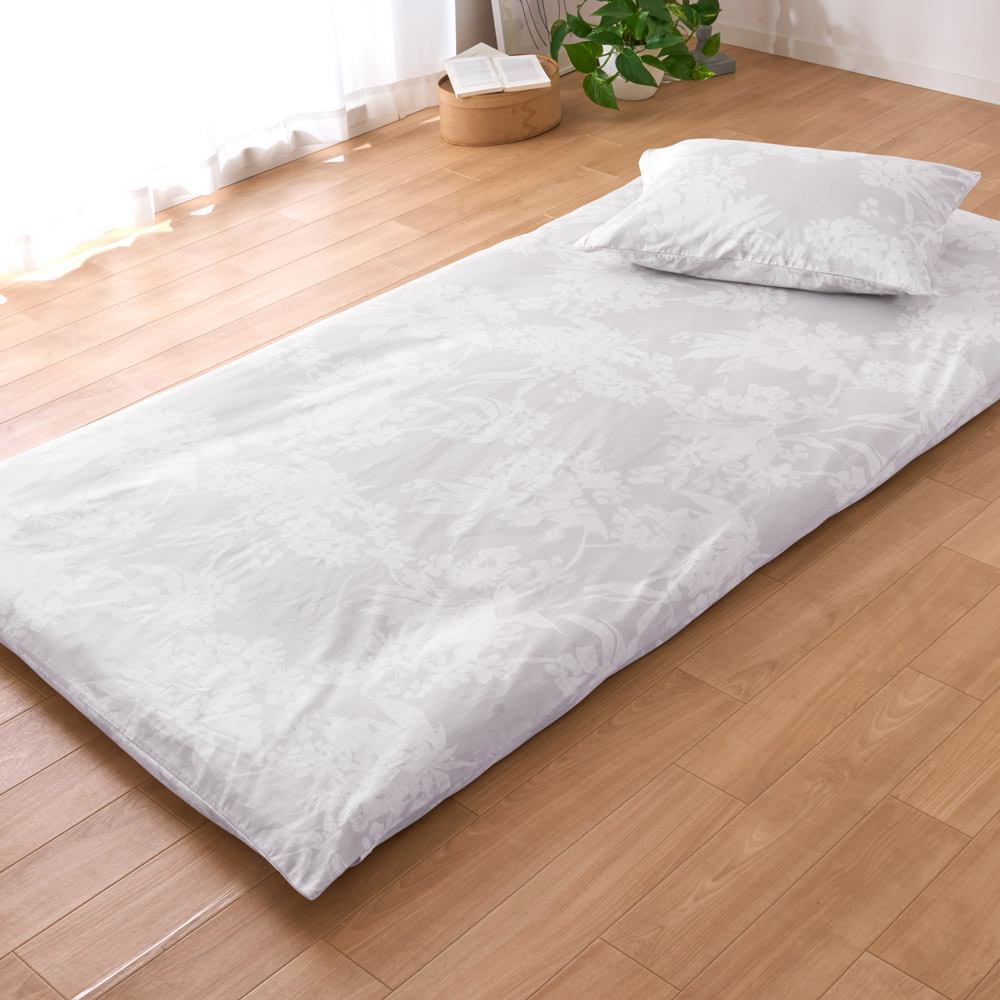 綿100%生地のダニゼロックシーツ&カバー 敷布団カバー シングルロング 敷布団カバー 布団シーツ 布団カバー シーツ 584012