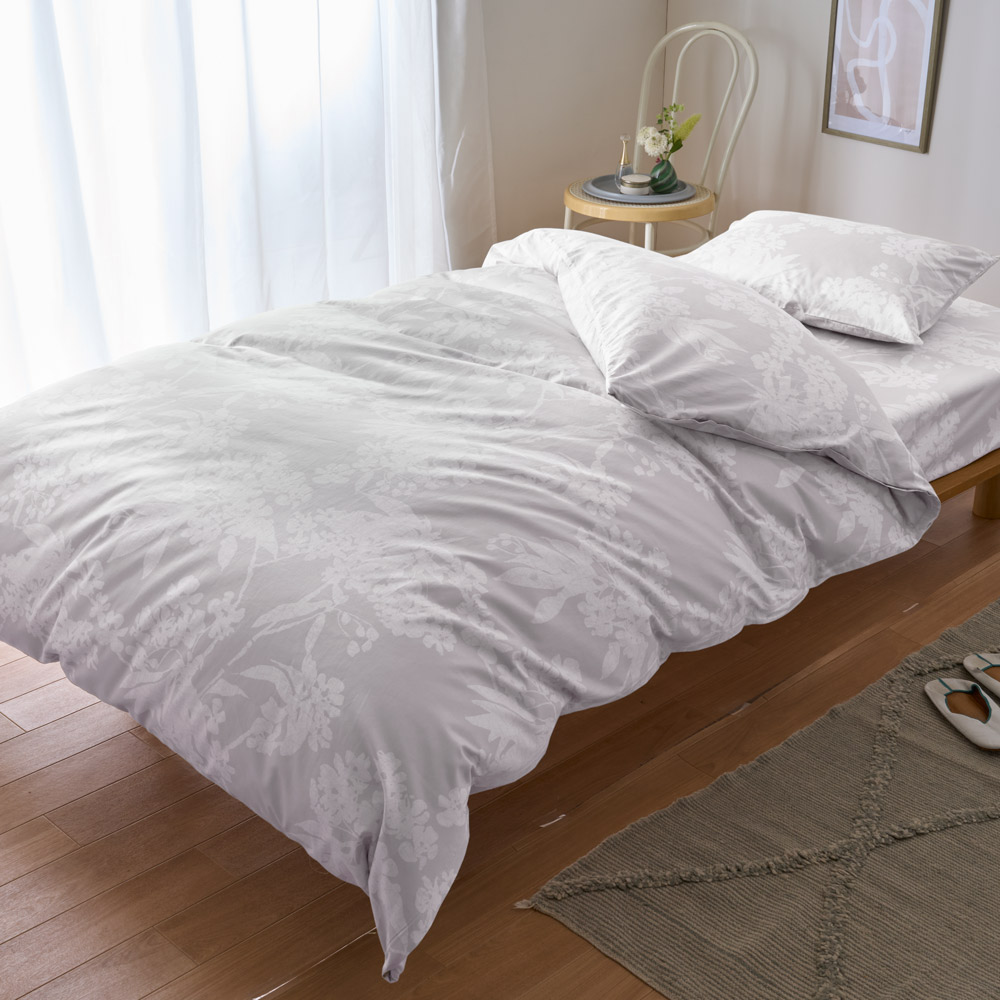 ≪ダブル≫綿100%生地のダニゼロックシーツ&カバー ベッドシーツ ベッドシーツ ボックスシーツ 布団カバー シーツ 584014