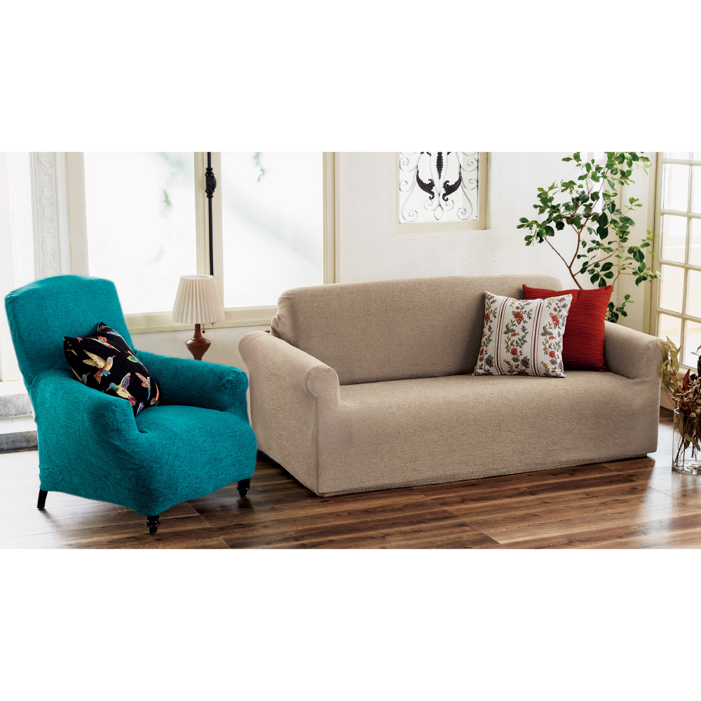 ≪2.5-3人掛≫スペイン製カバー〈セビリア〉 ソファカバー アームなし 人掛けソファーカバー ソファーカバー 584607