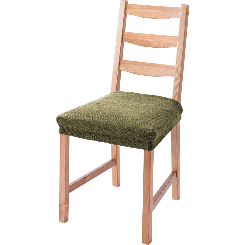 スペイン製カバー〈セビリア〉 チェアカバー(同色2枚組) 座面カバー・Bタイプ チェアカバー 椅子カバー 座椅子カバー ソファーカバー 584609