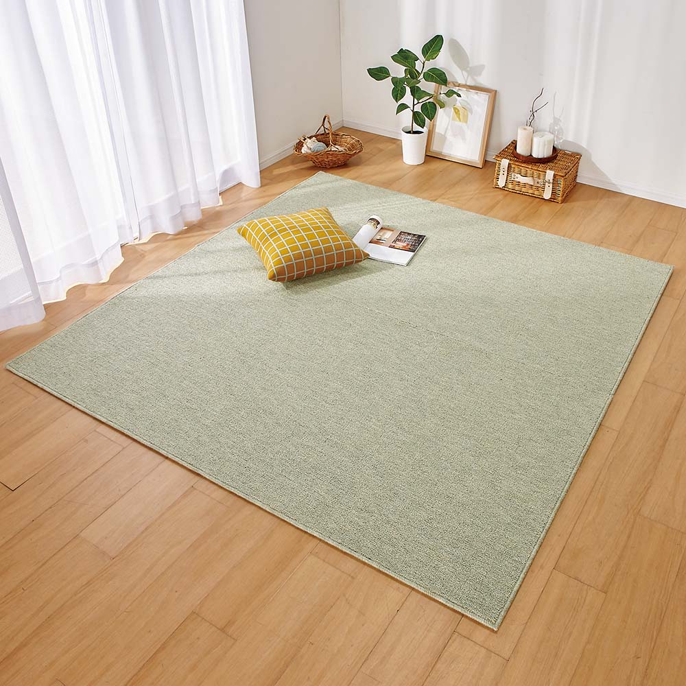 ≪4.5畳≫ ウール100%カーペット カバー カーペット ラグ マット 585007