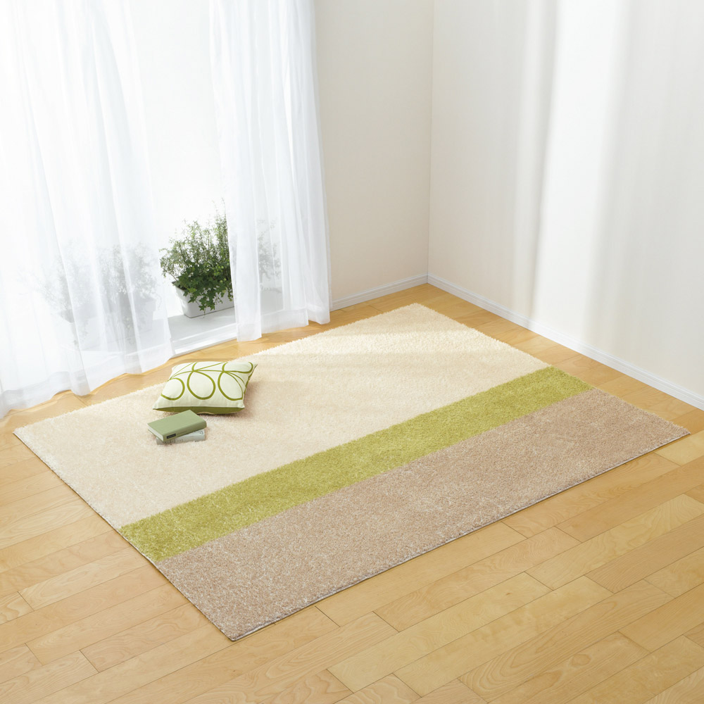 ≪約190×190cm≫ 防ダニ洗えるラグ スクエア 洗えるラグ カーペット ラグ マット 585017