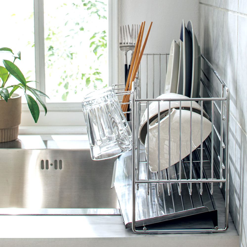 ディノス　水切りラック Amazon｜ディノス 水切りかご ラック シンク周り用品 ステンレス