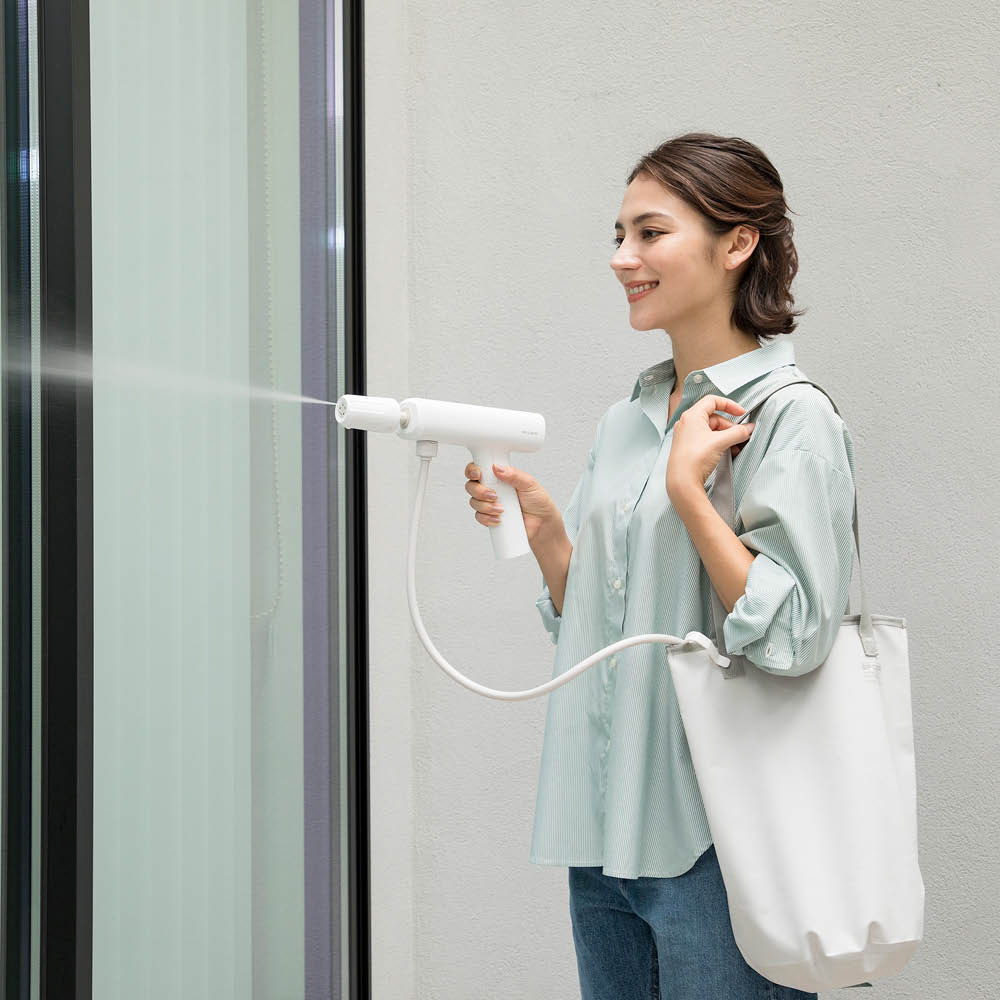 充電式コンパクト洗浄機 SPICERR/スパイサー【ポケッタブル洗浄機 PHP-201】 ウォーターバッグ付 掃除機 クリーナー 掃除 お手入れ用品 581551