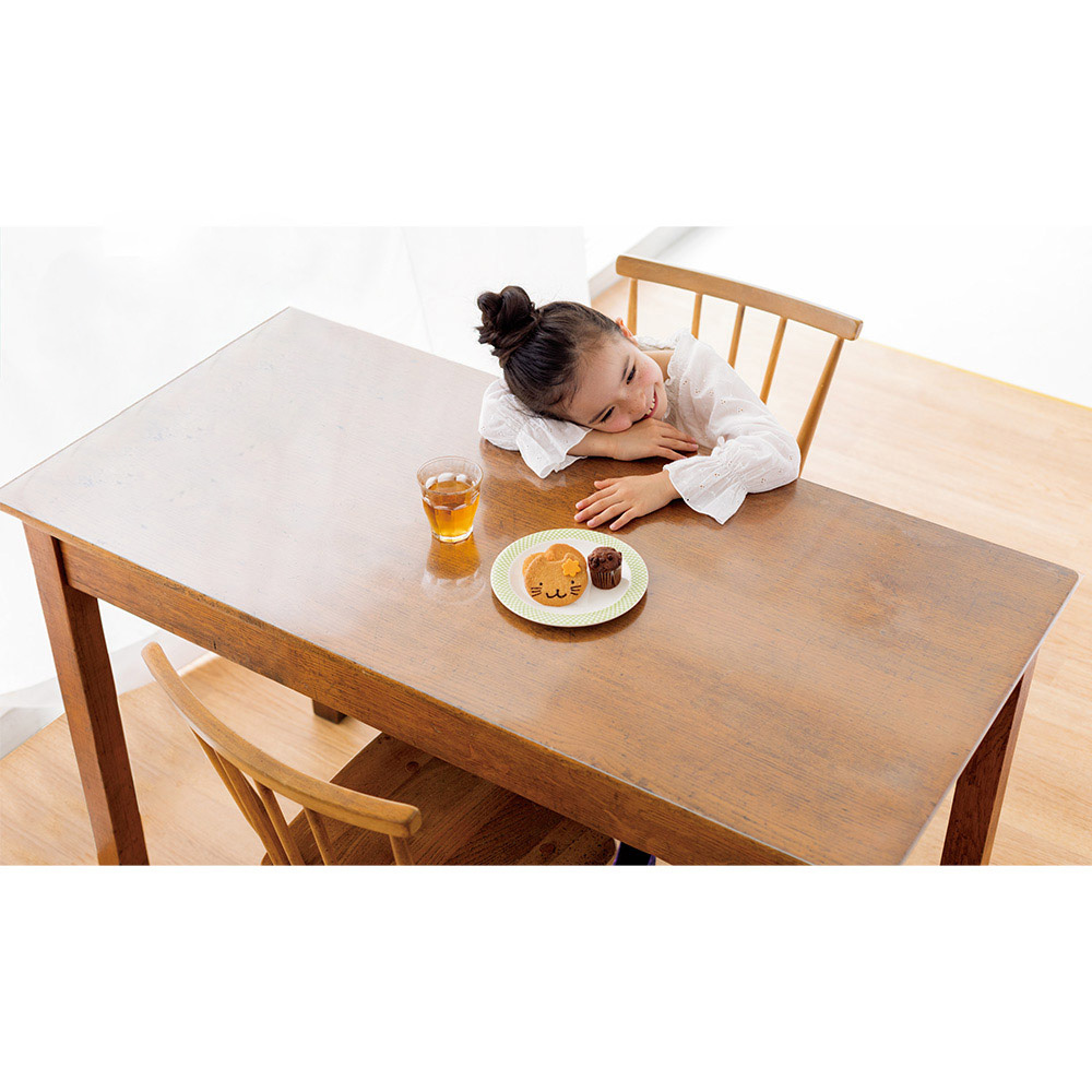 ≪45×180cm≫ アキレス 透明シリーズ 抗ウイルス・抗菌テーブルマット テーブルクロス ランチョンマット 582105