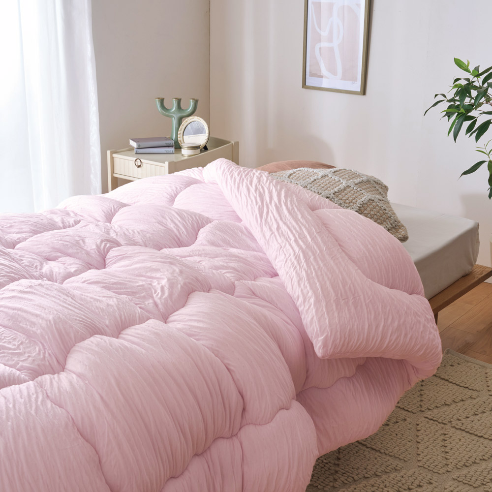 ≪ダブル≫とろふわ触感のテンセルTM繊維シリーズ ボリューム掛け布団 掛け布団 583107