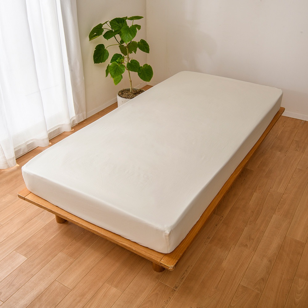 洗濯してもアイロンいらず！綿100％ スーパーソフト加工 ベッドシーツ
