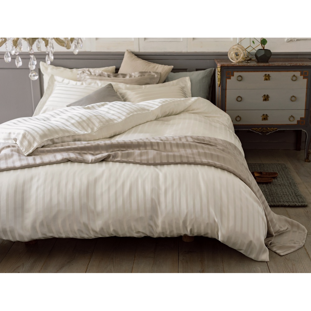 ≪ダブルロング≫ 洗えるオールシルクサテン織りシリーズ 掛け布団カバー ホワイト 掛け布団カバー 布団カバー シーツ 583613