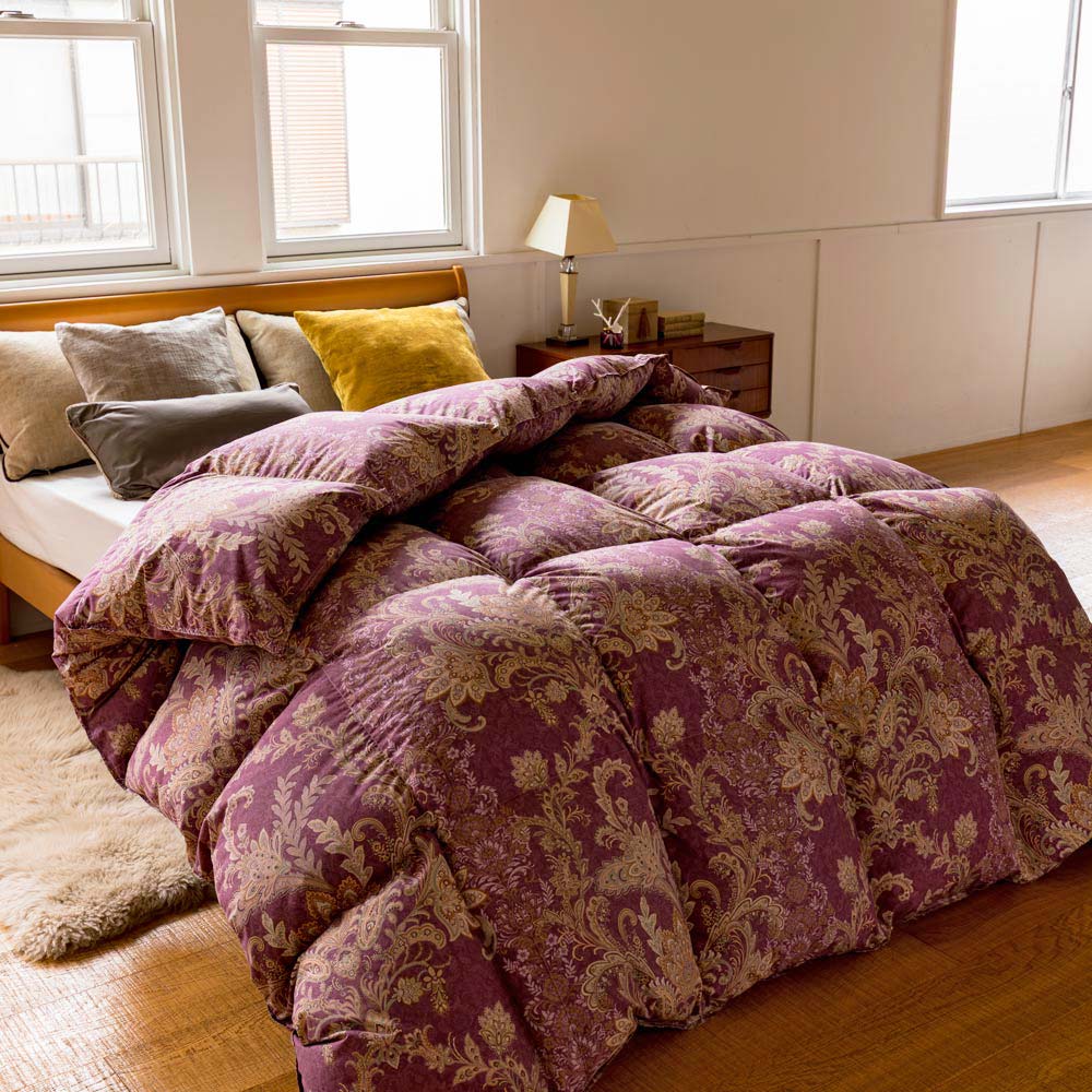 ≪ダブルロング≫【下取りサービスでお得！】 ハンガリー産５つ星羽毛布団 羽毛掛け布団 583710