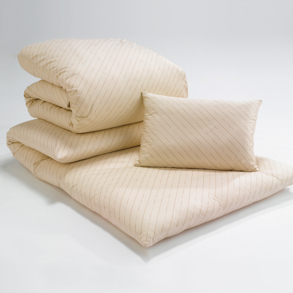 綿100%生地のダニゼロック布団 お得な敷布団用シングル3点セット 布団セット 584007