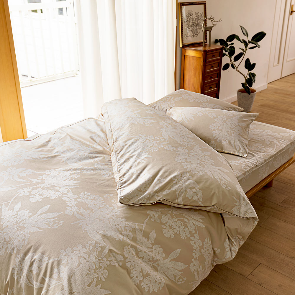 綿100%生地のダニゼロックシーツ&カバー お得なベッド用シングル3点セット 布団カバーセット 布団カバー シーツ 584016