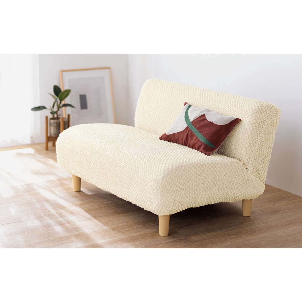 ≪2人掛≫ イタリア製カバー〈エレガンテ〉ソファカバー アームなし 人掛けソファーカバー ソファーカバー 584706