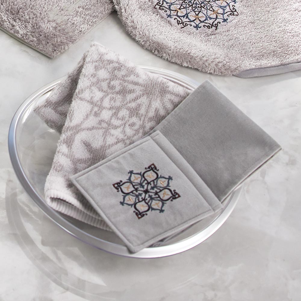 ミーナ トイレタリー 小物セット（ホルダーカバーとハンドタオルのセット） トイレペーパーホルダー スリッパ トイレ用品 585205