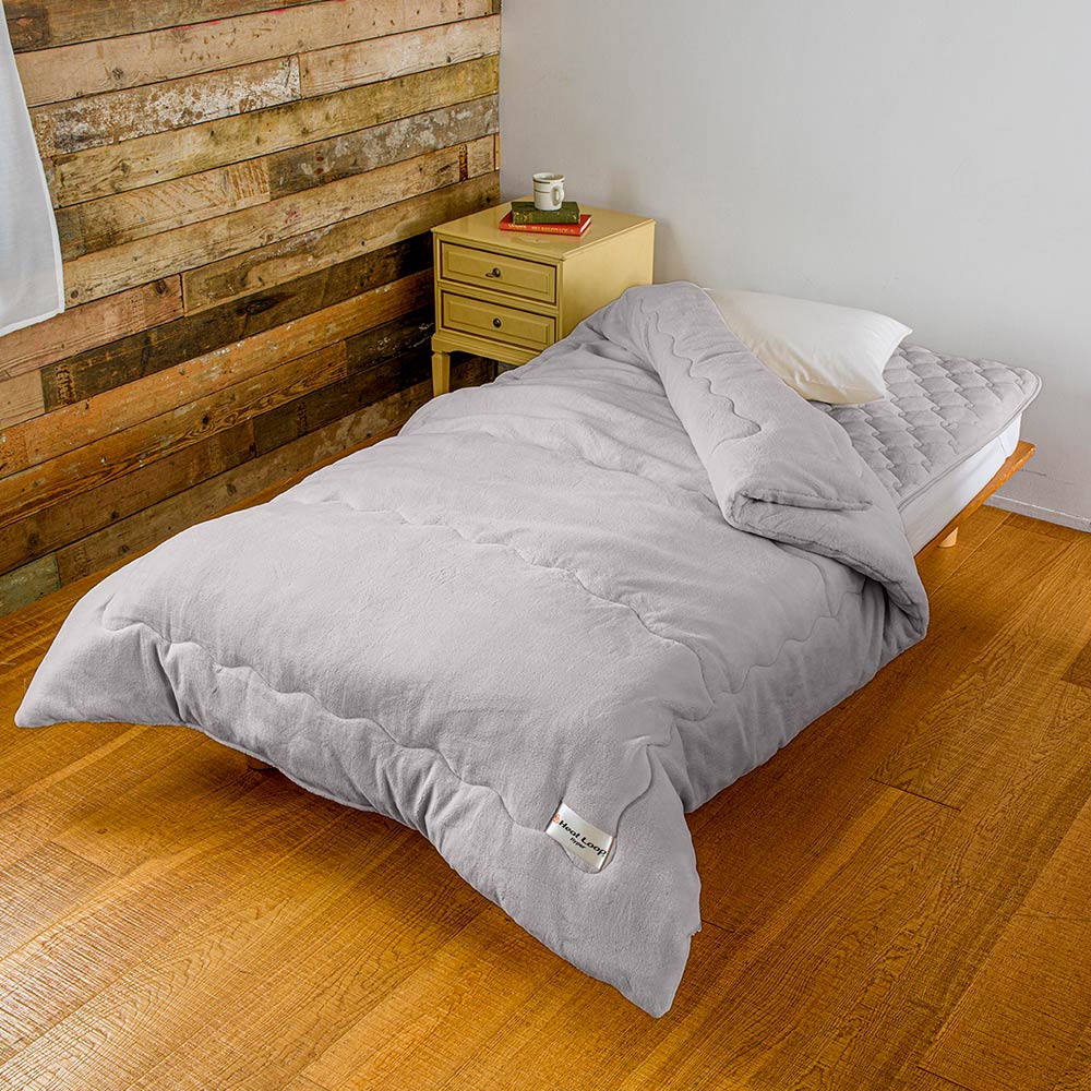 ≪ダブル≫ 【ディノス限定販売】ヒートループ（R）ハイパー 中わた入り発熱毛布 増量タイプ 掛け毛布 ブランケット 毛布 623516