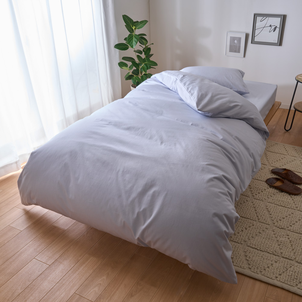 ≪ダブルロング≫綿100％生地のダニゼロックシーツ＆カバー 掛け布団カバー     掛け布団カバー 布団カバー シーツ 625011