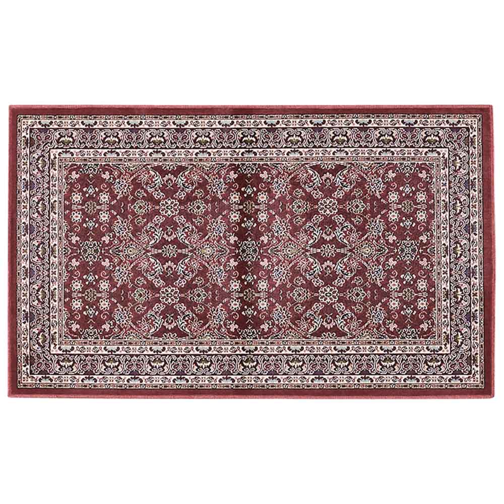 ≪スクエア約67×110cm≫ 洗える抗菌防臭加工 モケット織マット〈ポーロ〉 洗えるラグ カーペット ラグ マット 625821