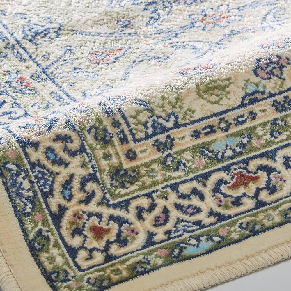 ≪スクエア約67×110cm≫ 洗える抗菌防臭加工 モケット織マット〈ポーロ〉 洗えるラグ カーペット ラグ マット 625821