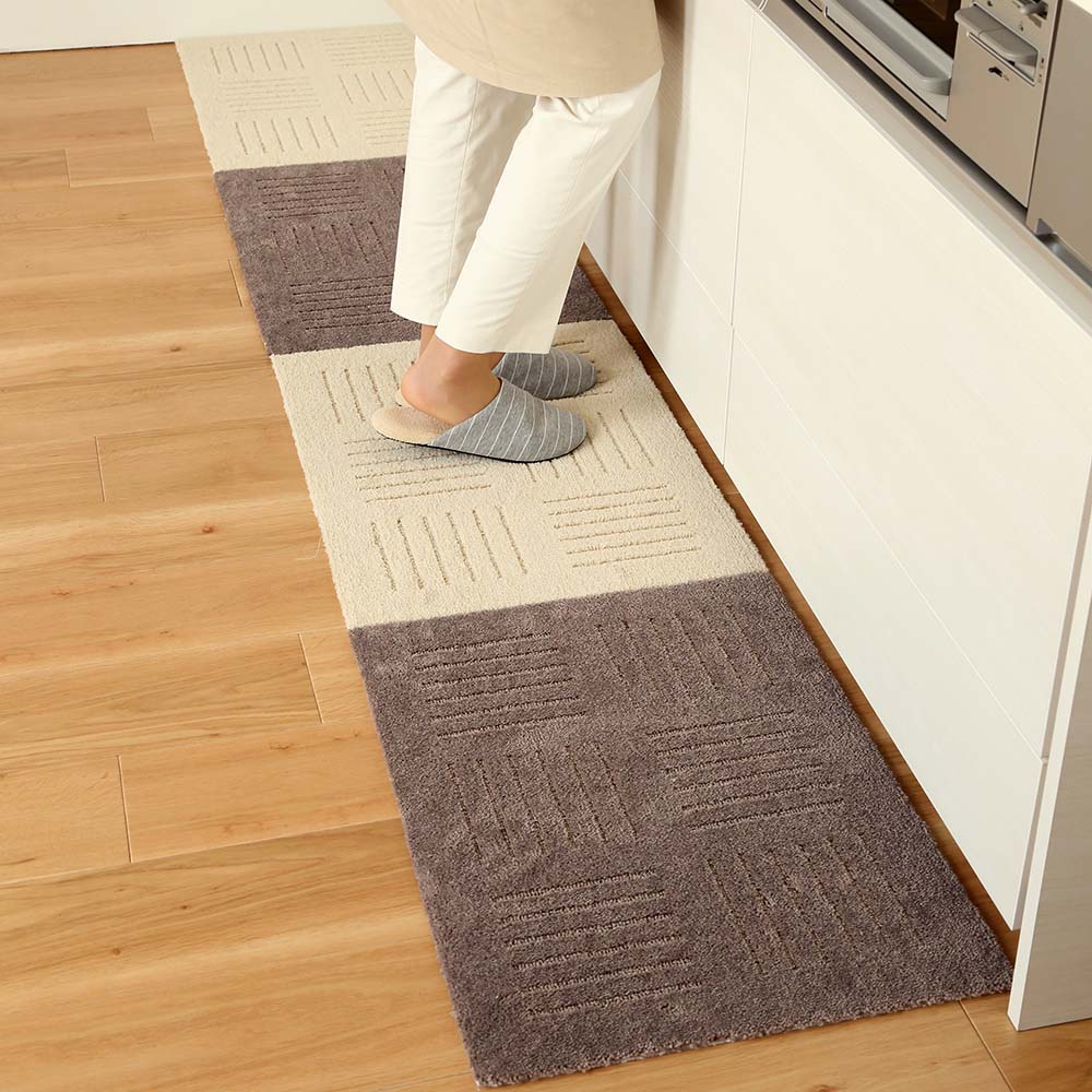 ≪同色4枚組≫ ピタプラス(R)タイルマット 約45×60cm タイルカーペット タイルマット ジョイントマット カーペット ラグ マット 625919