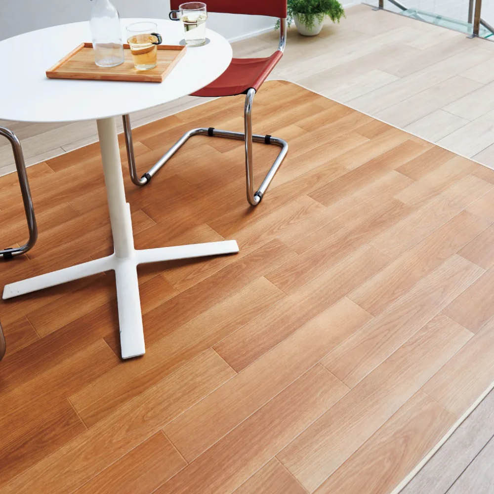 ≪約180×300cm≫ サンゲツ クッションフロア ダイニングラグ ラグ 絨毯 カーペット マット 626015