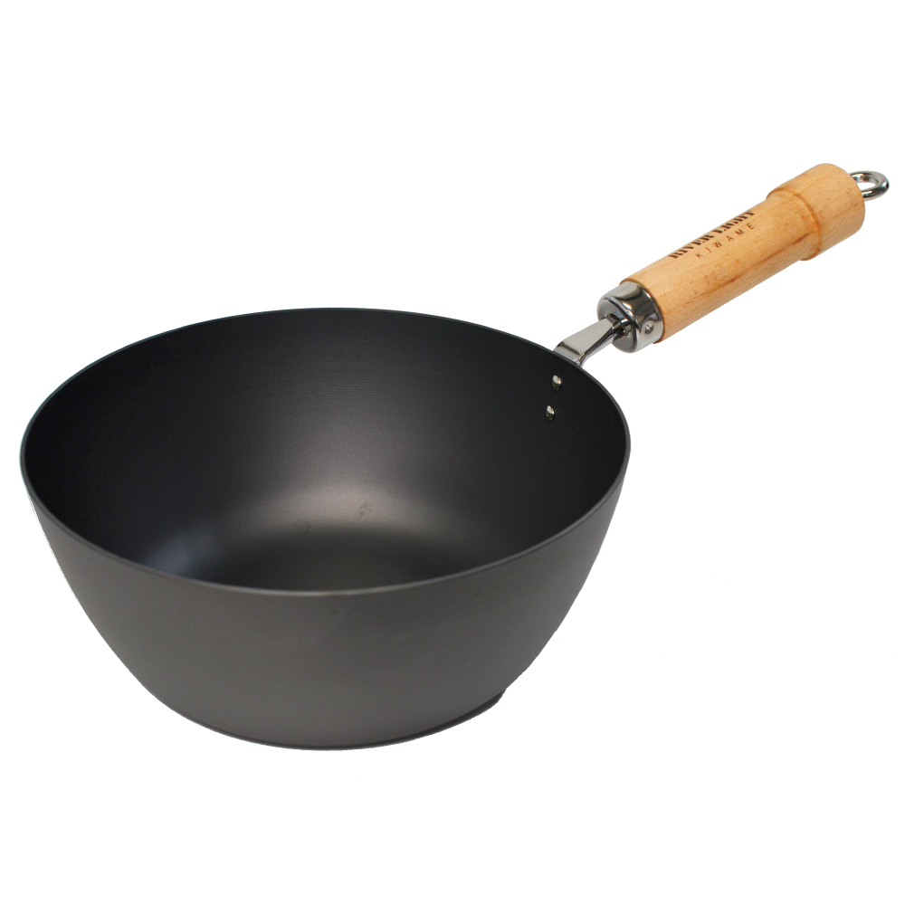 リバーライト  極JAPAN20cm片手小鍋 単品（ふたなし） 鉄フライパン 片手鍋 ソースパン 鍋 フライパン 620541