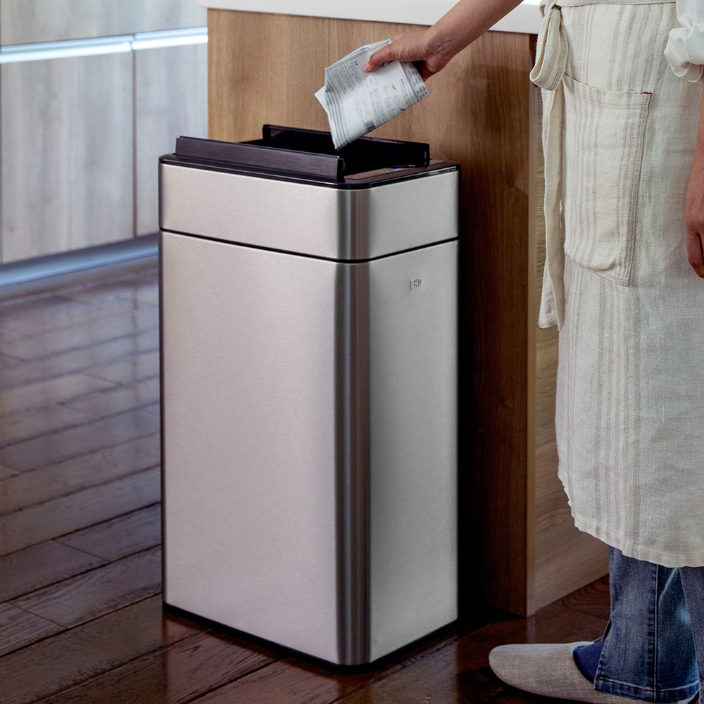 ≪18L≫ EKO 自動で開閉センサー式ダストボックス 観音開き キッチン 分別 ダストボックス 621260