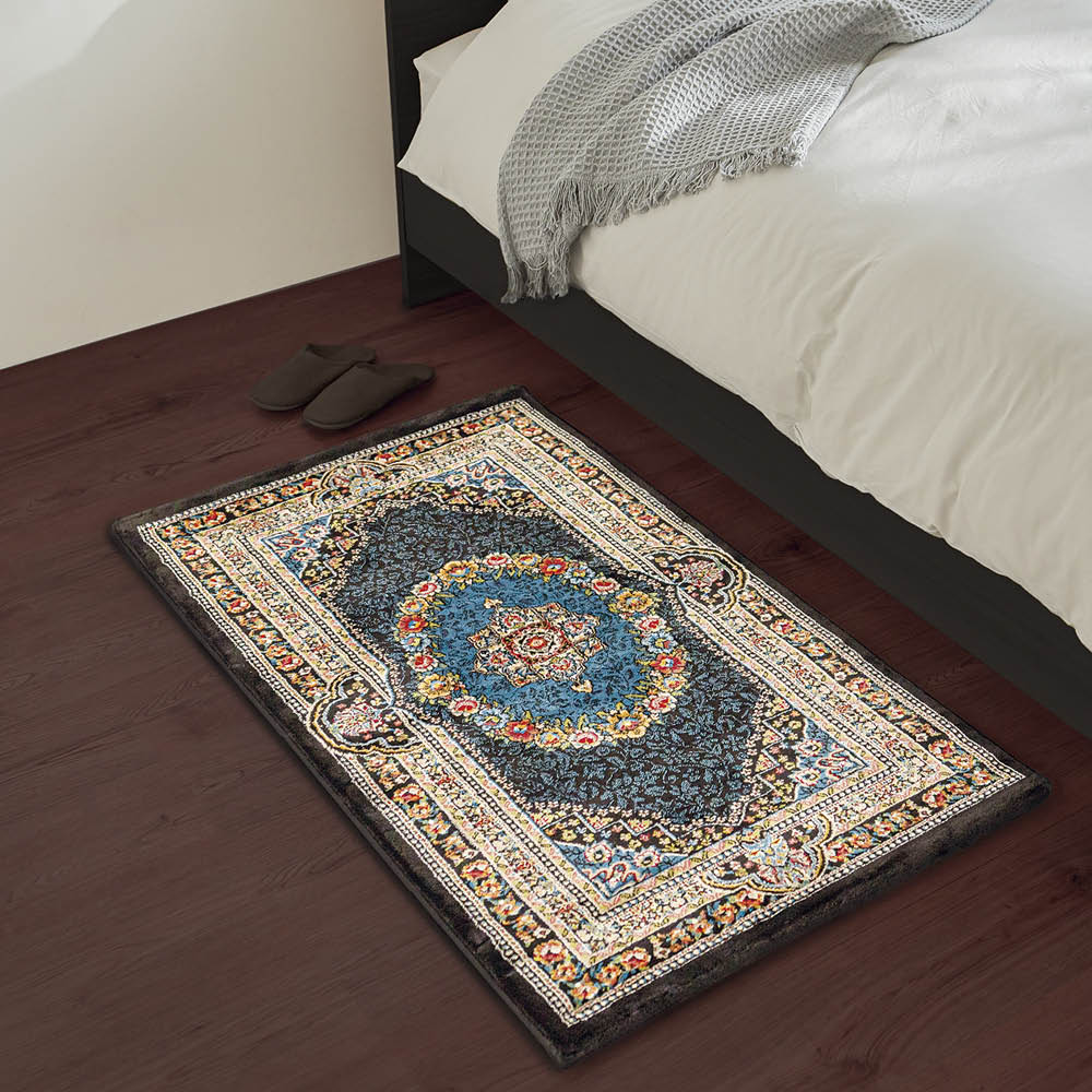 ≪約70×120cm≫ エジプト製ウィルトン織マット 玄関マット カーペット ラグ マット 625711