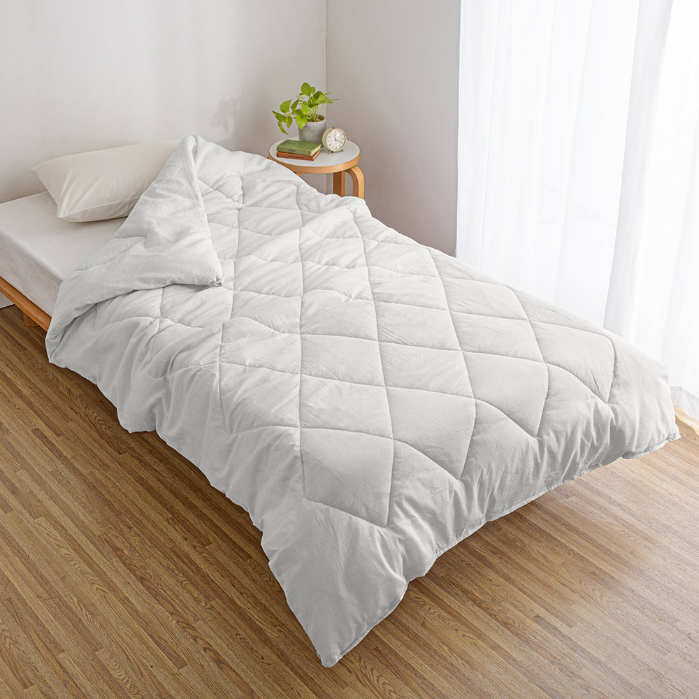 ≪シングル≫ テンセル(TM)繊維わたをガーゼで包んだ ふわふわコンフォーター(肌掛け布団) 肌掛け布団 ダウンケット 646501