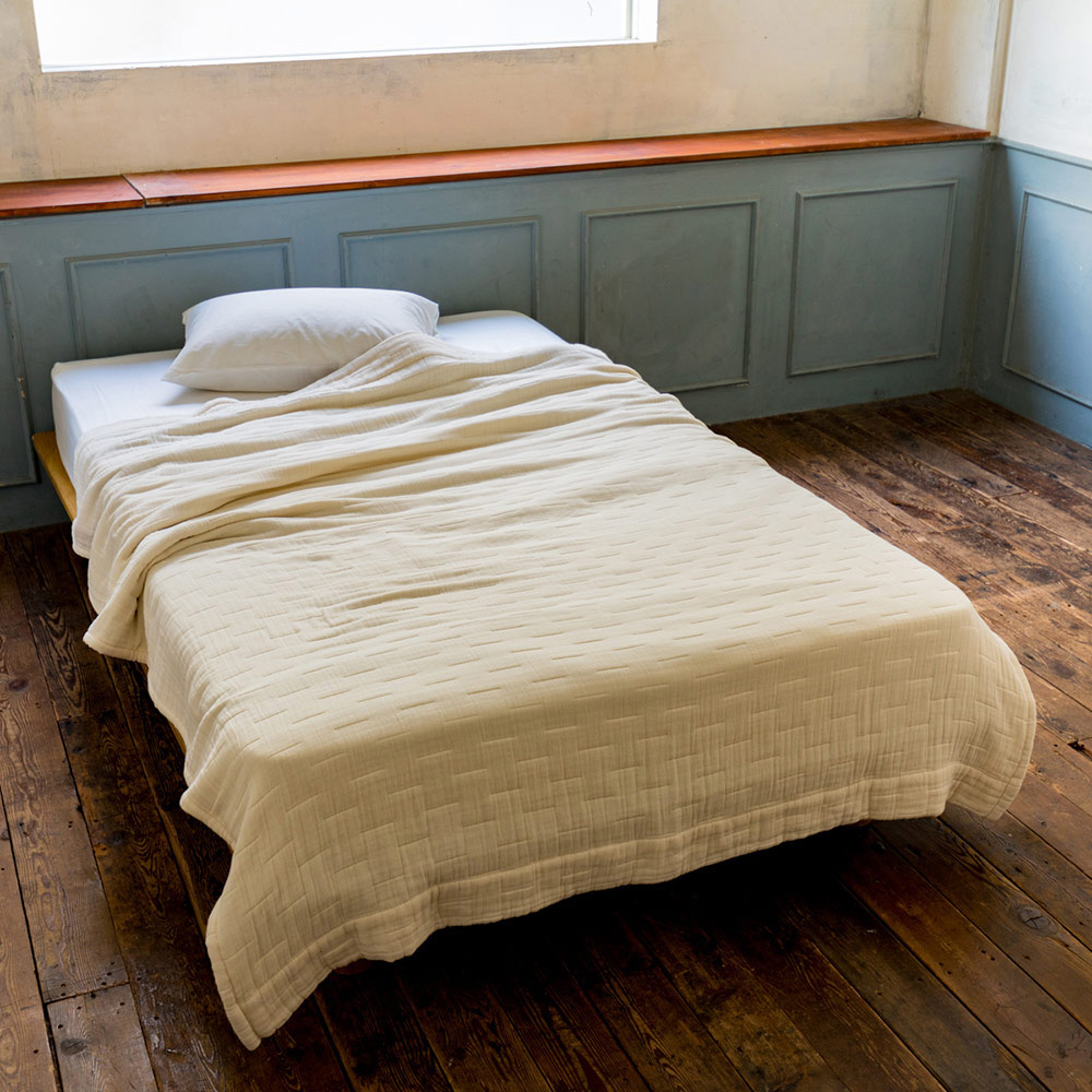 ≪シングル≫ 洗うほどにふっくら育つ 幸せの8重ガーゼケット 646505