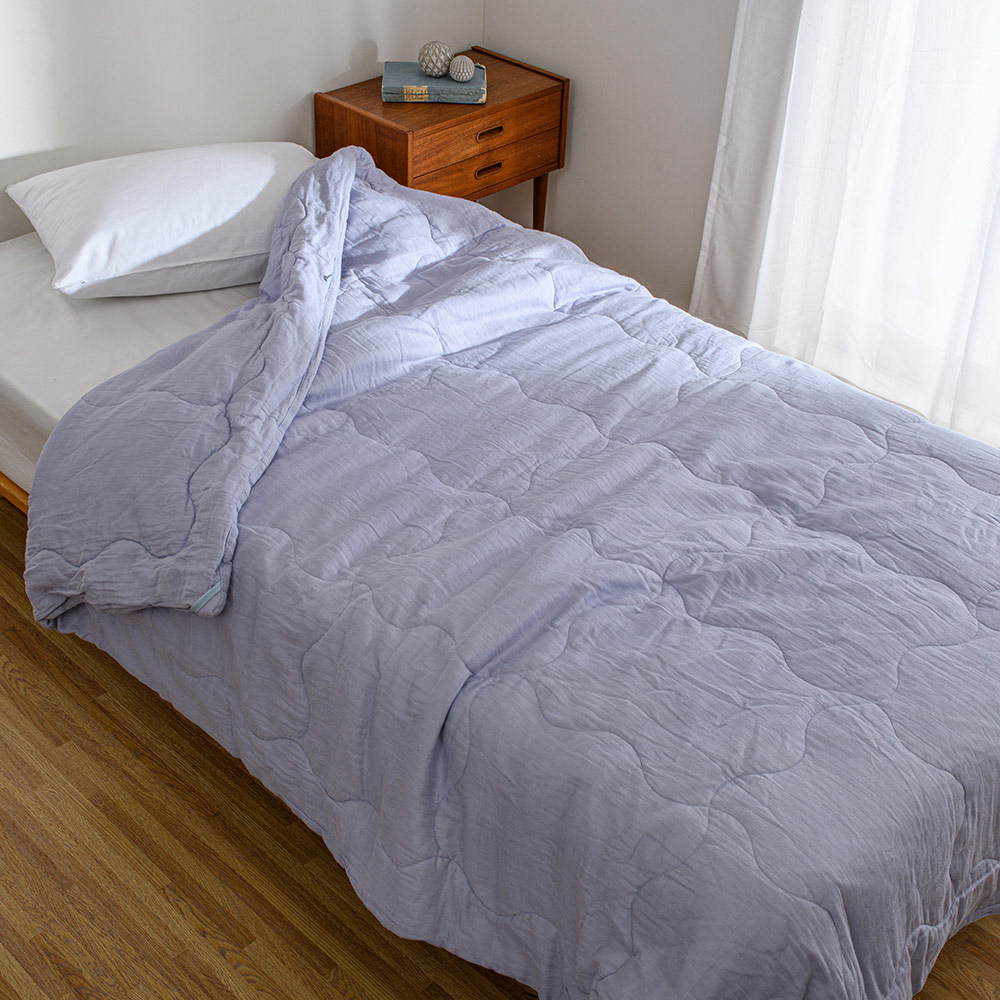 シルク真綿を和ざらしガーゼで包んだ麗しの肌掛け布団 シングルロング 肌掛け布団 ダウンケット 646601