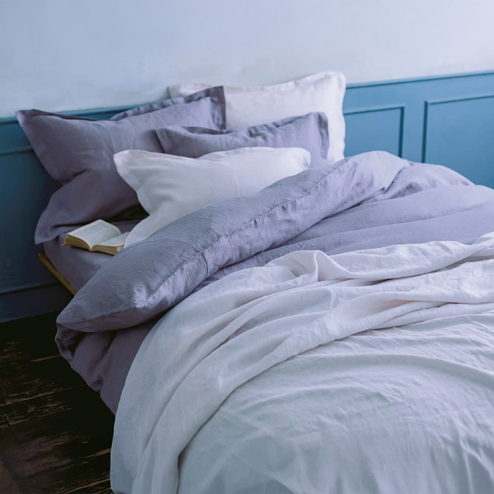 ≪ダブルロング≫ LINEN & BASIC リネン100％カバーリング 掛け布団カバー 掛け布団カバー 布団カバー シーツ 646705