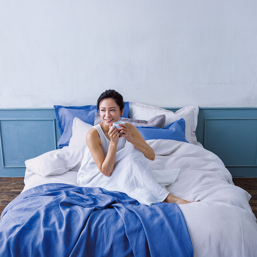 ≪セミダブル≫ LINEN ＆ BASIC リネン100％カバーリング マルチフラットシーツ 敷布団カバー シーツ 布団カバー 646710