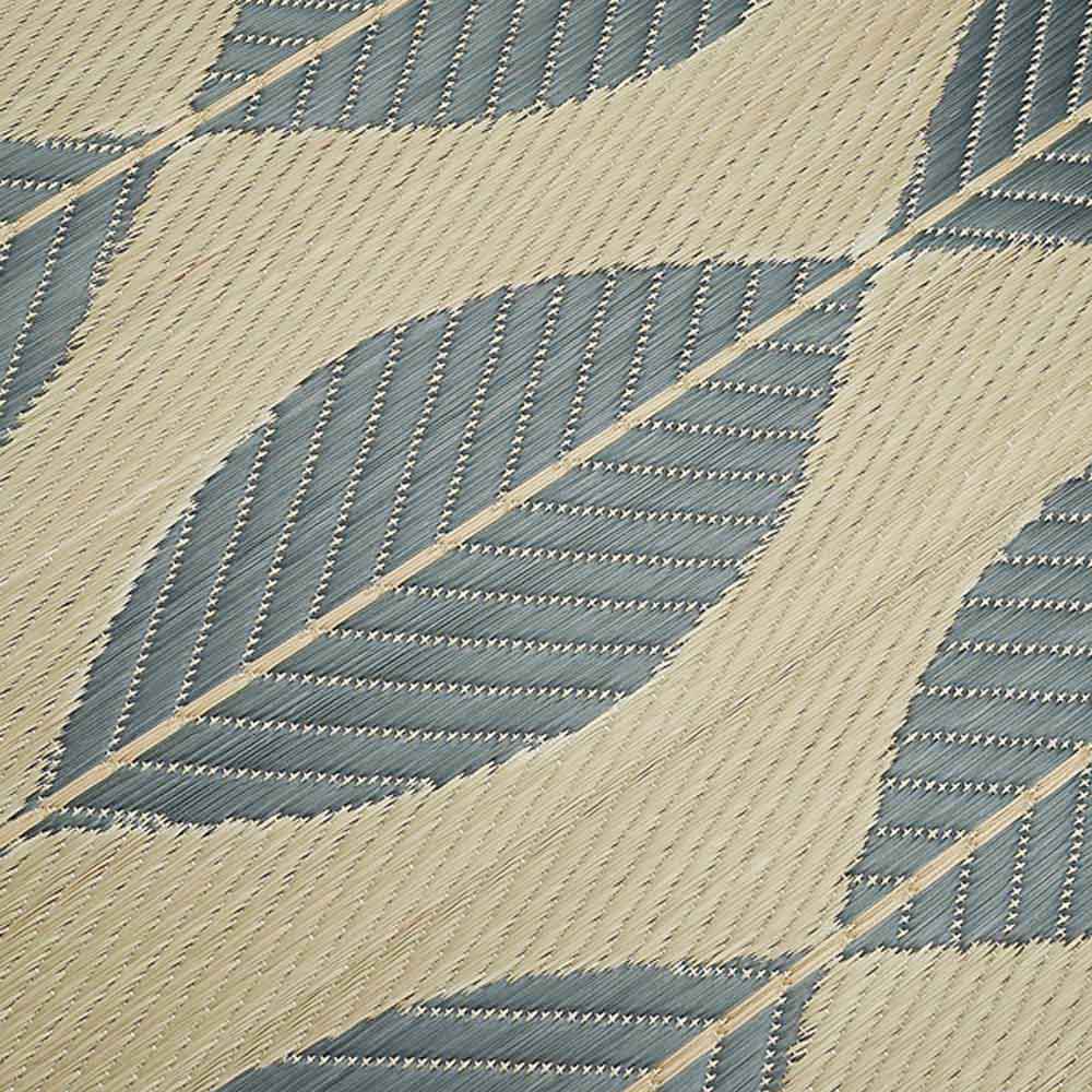 〈リーブス〉い草円形シートクッション（チェアマット） 同色2枚セット 椅子 カバー類 647529