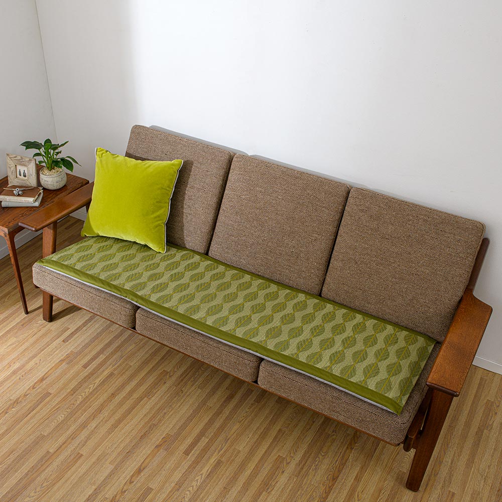 ≪3人掛用≫ い草シートクッション〈リーブス〉（厚さ約25mm） 椅子 カバー類 647528