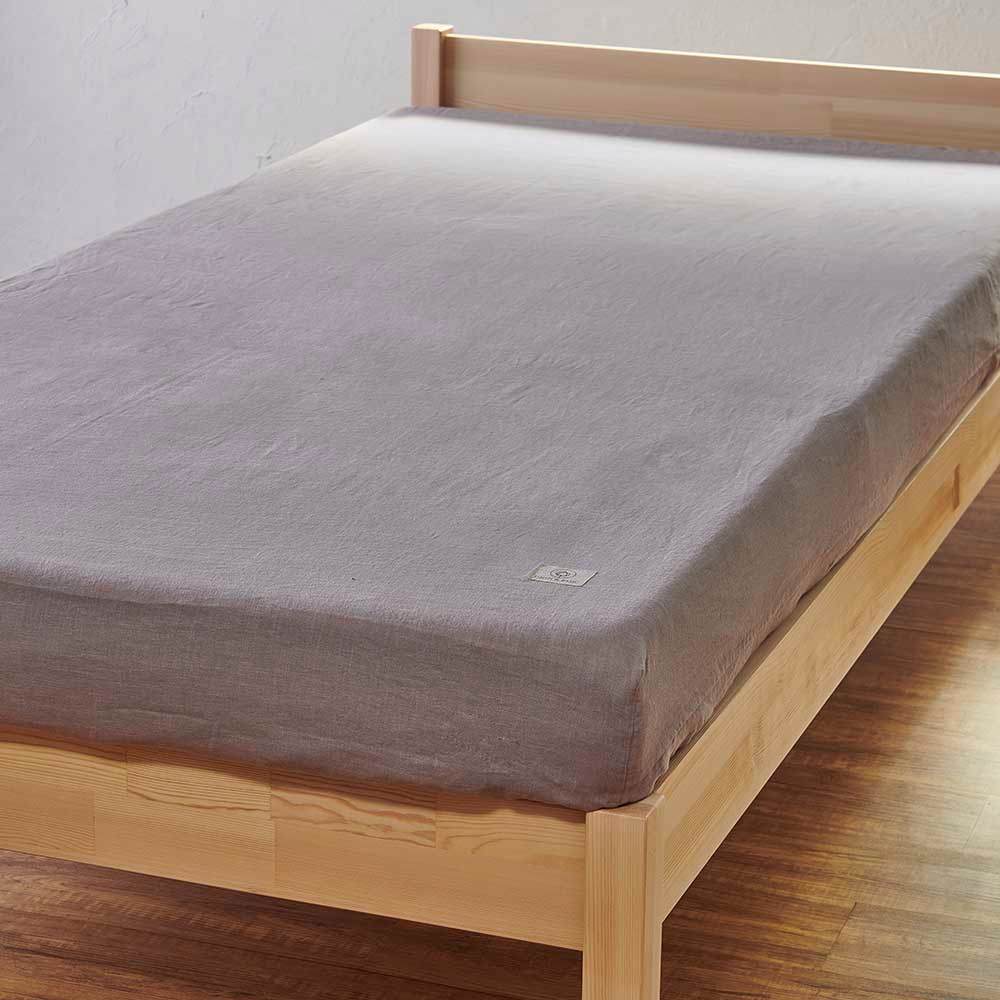 ≪セミダブル≫LINEN & BASIC リネン100％カバーリング ボックスシーツ ボックスシーツ ベッドシーツ 布団カバー シーツ 650507