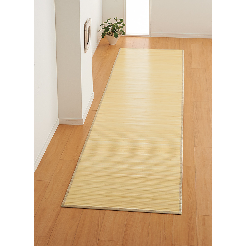 ≪約80×180cm≫ 竹マット カーペット ラグ マット 654570
