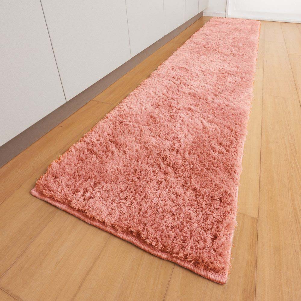 ≪約50×150cm≫ コスモトロン（R）使用 ふわふわ抗菌防臭・吸水速乾キッチンマット キッチンマット カーペット ラグ マット 654912