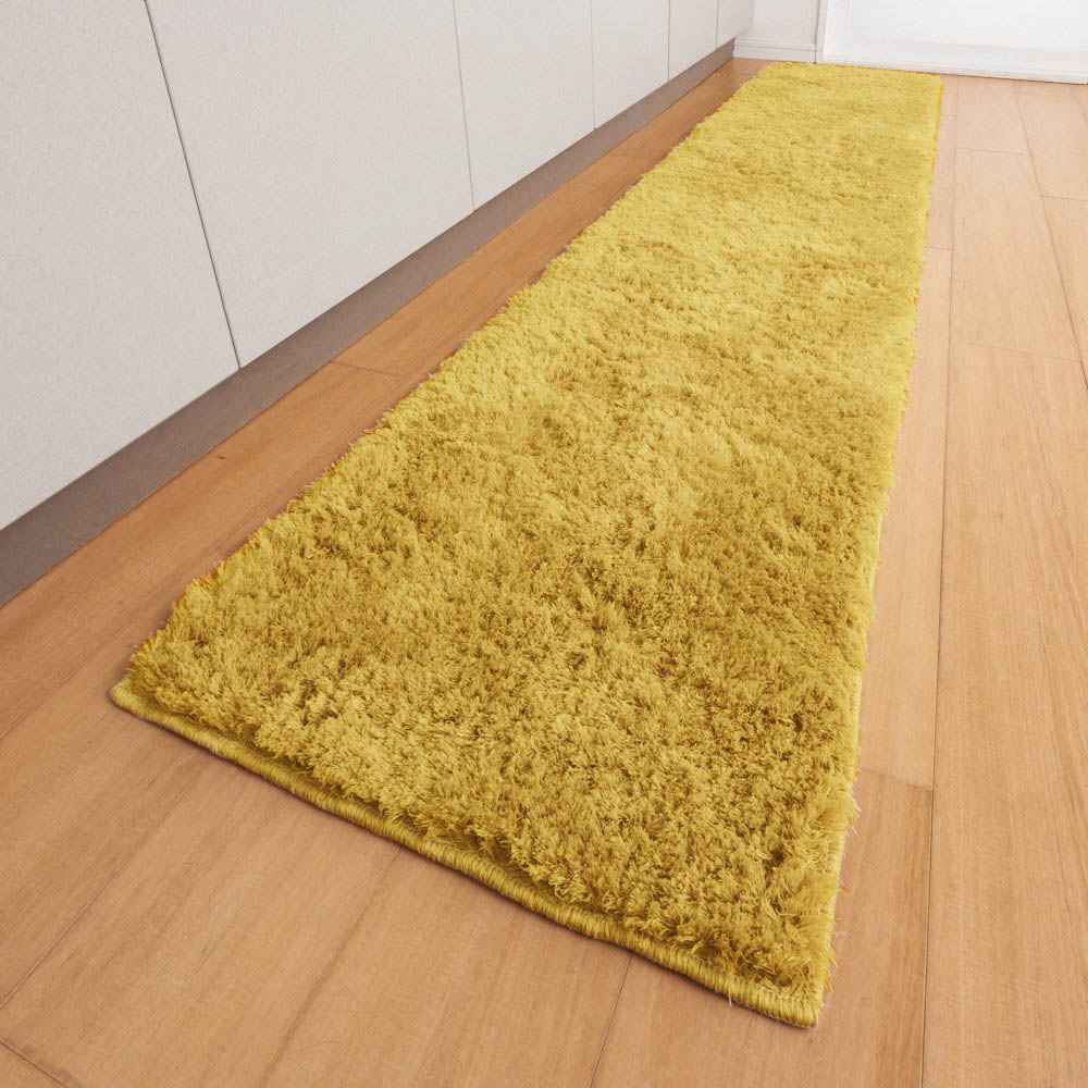 ≪約50×150cm≫ コスモトロン（R）使用 ふわふわ抗菌防臭・吸水速乾キッチンマット キッチンマット カーペット ラグ マット 654912