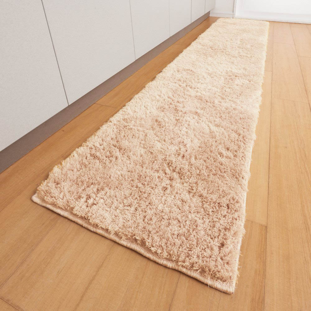 ≪約50×210cm≫ コスモトロン（R）使用 ふわふわ抗菌防臭・吸水速乾キッチンマット キッチンマット カーペット ラグ マット 654914